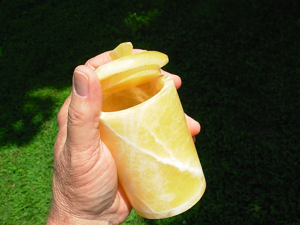 Amber Onyx Storage Jar from Utah