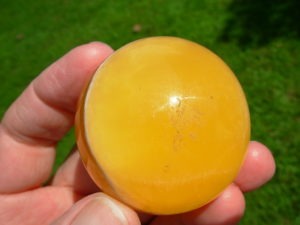 Amber Onyx 1.9 inch Sphere from Utah