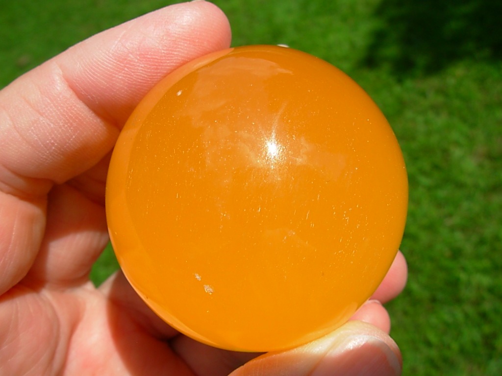 Amber Onyx 1.9 inch Sphere from Utah