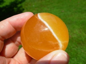 Amber Onyx 1.9 inch Sphere from Utah