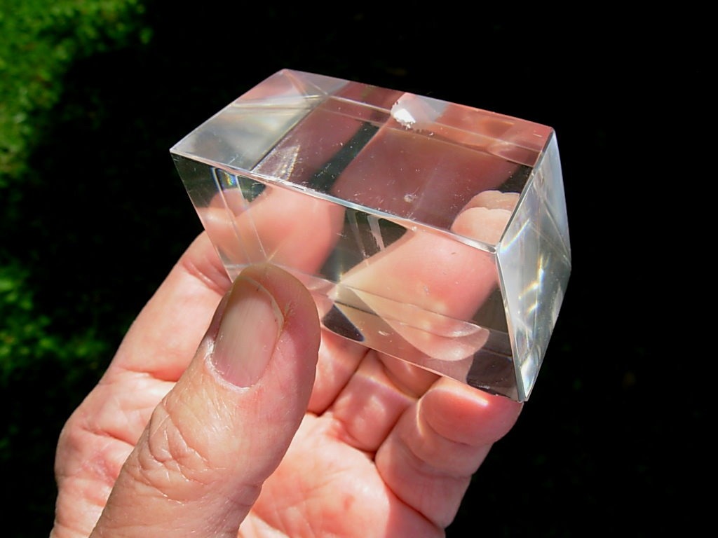 Optical Calcite 2 Icelandic Spa Crystal  5.5 cm
