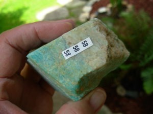 383g Amazonite Rough from Western Cape, South Africa