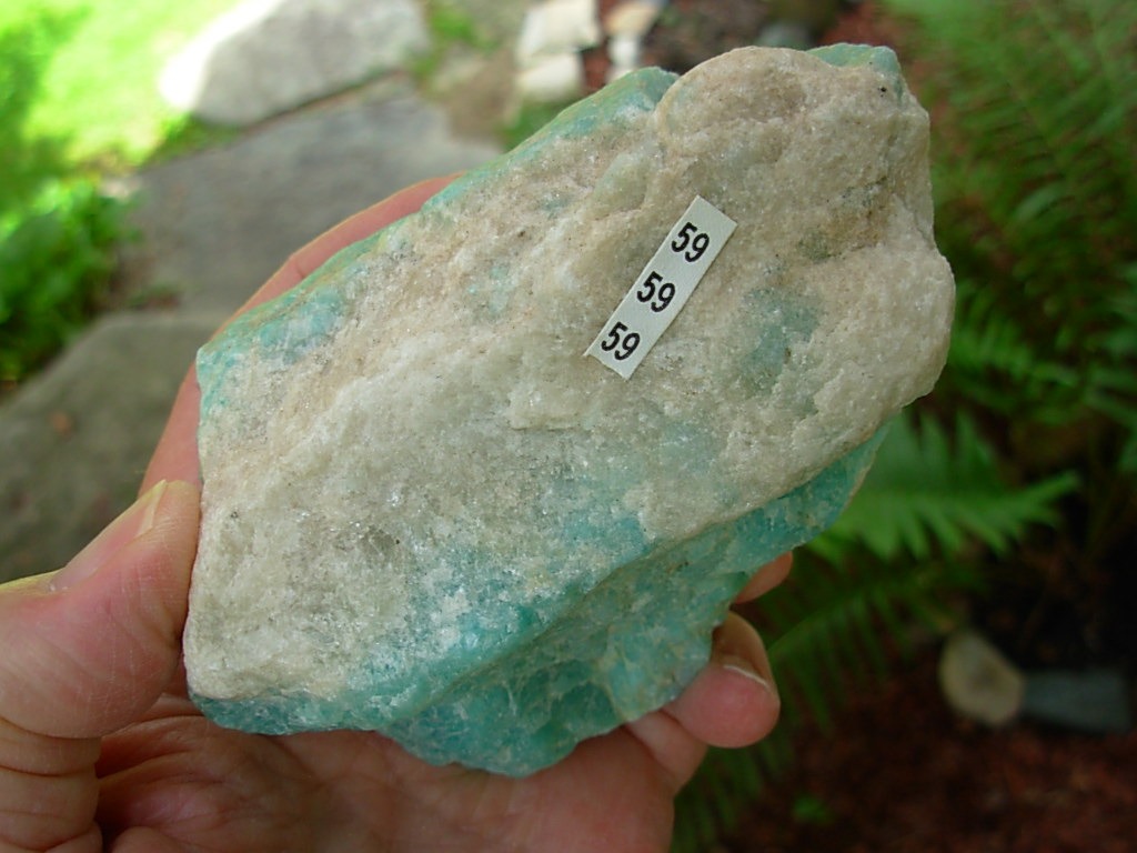 463g Amazonite Rough from Western Cape, South Africa