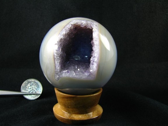 68mm Amethyst Geode Sphere from Brazil