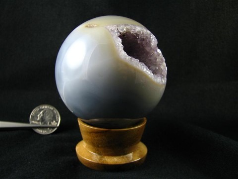 68mm Amethyst Geode Sphere from Brazil
