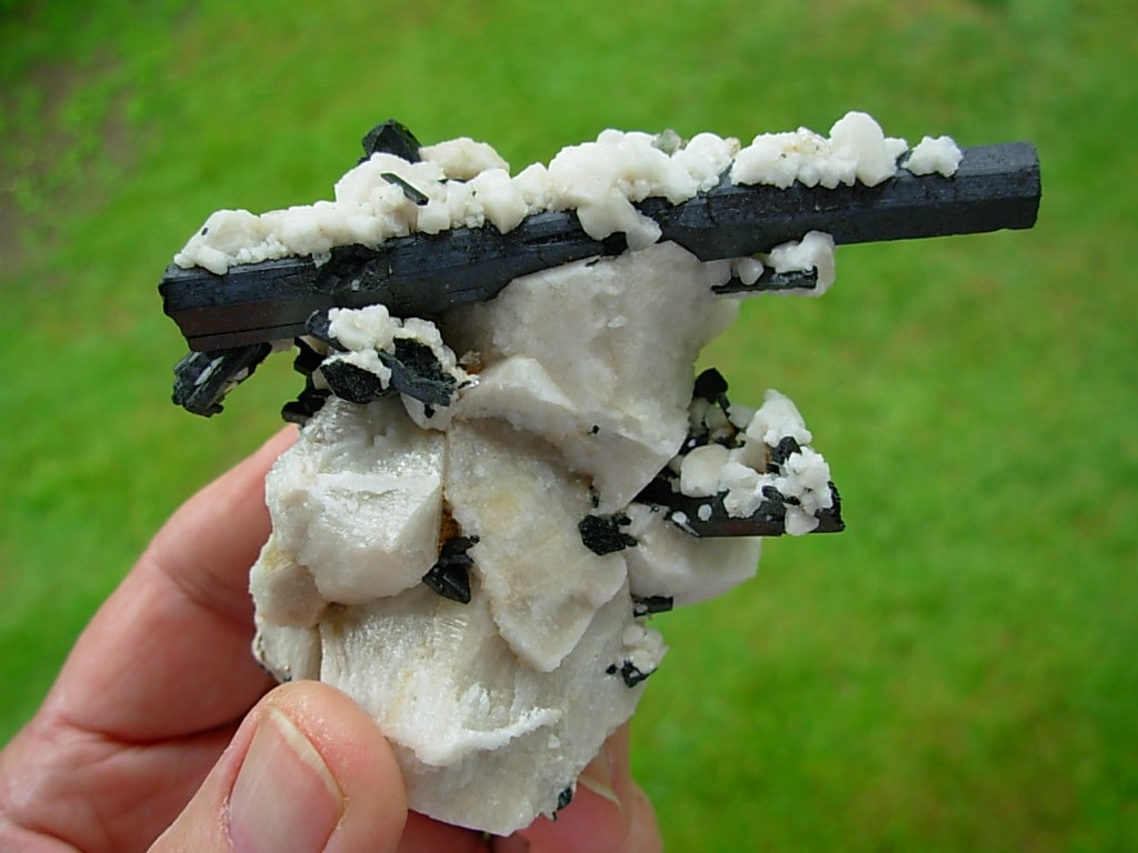 Aegirine on Microcline