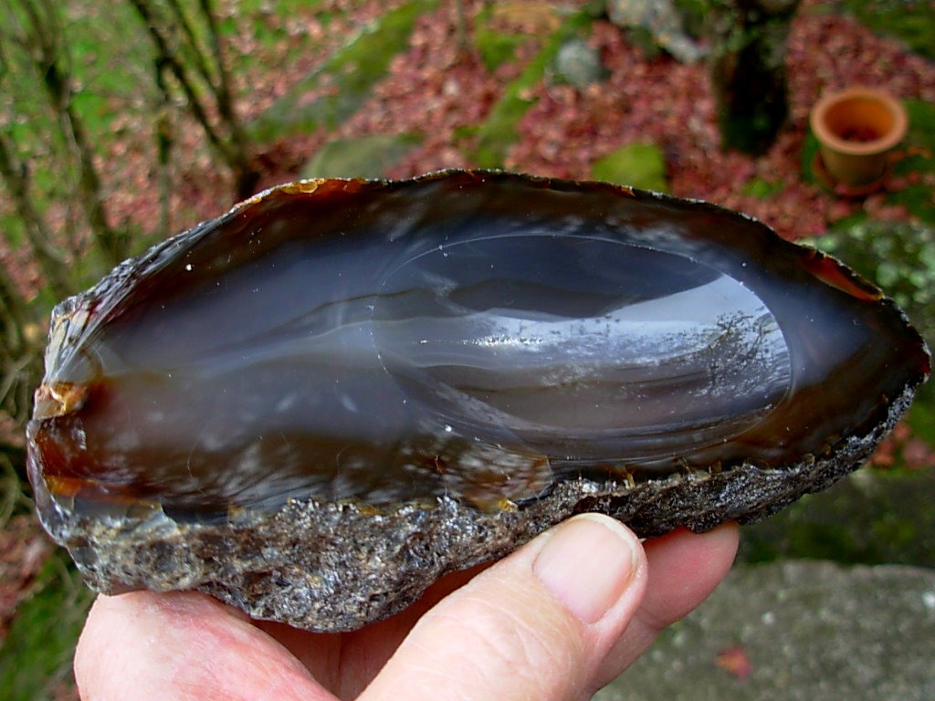 Agate Polished Top Jewelry Tray
