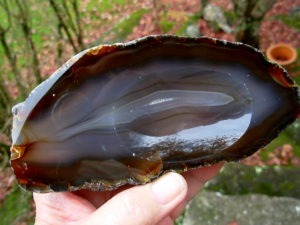 Agate Polished Top Jewelry Tray