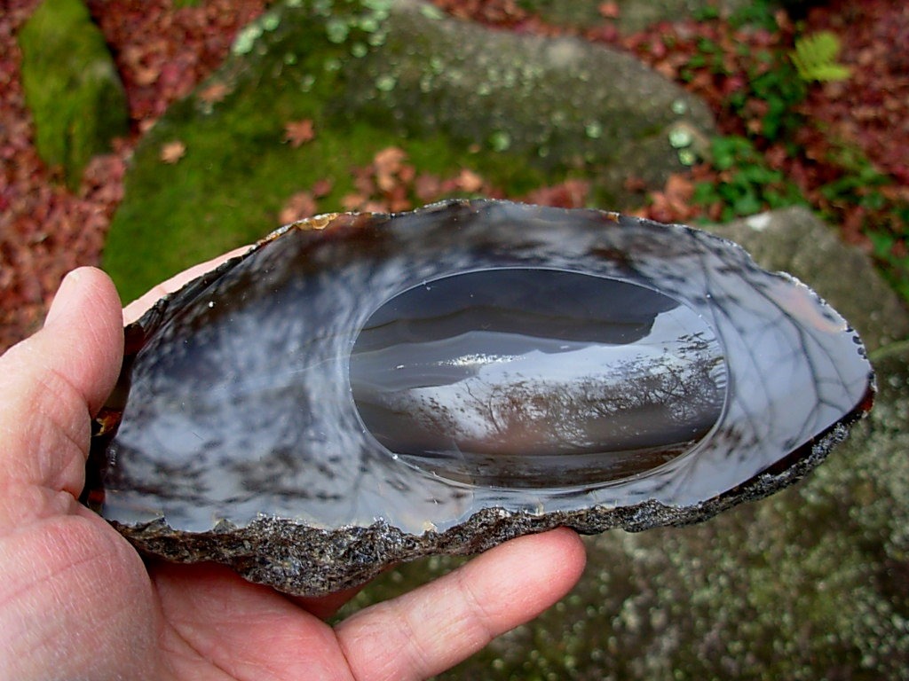 Agate Polished Top Jewelry Tray - Spirit Rock Shop Agate Polished Top Jewelry Tray - Spirit Rock Shop