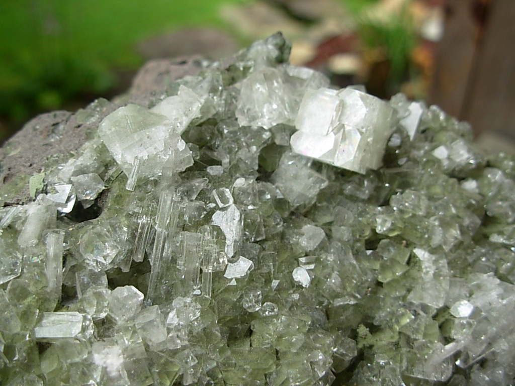 Large Apophyllite in Basalt Specimen from Jalgaon, India