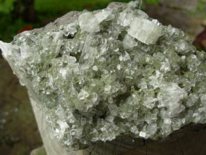 Large Apophyllite in Basalt Specimen from Jalgaon, India
