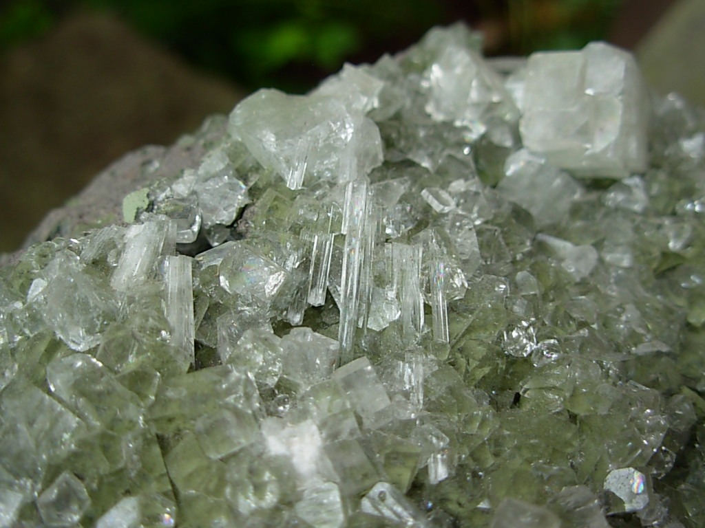 Large Apophyllite in Basalt Specimen from Jalgaon, India