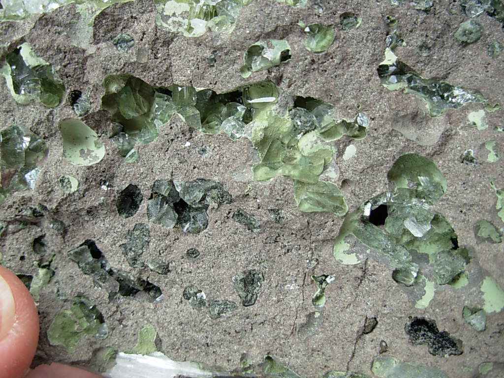 Large Apophyllite in Basalt Specimen from Jalgaon, India