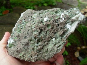 Large Apophyllite in Basalt Specimen from Jalgaon, India