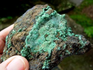 Velvet Malachite Azurite and Silica from NM