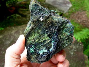 Velvet Malachite Azurite and Silica from NM