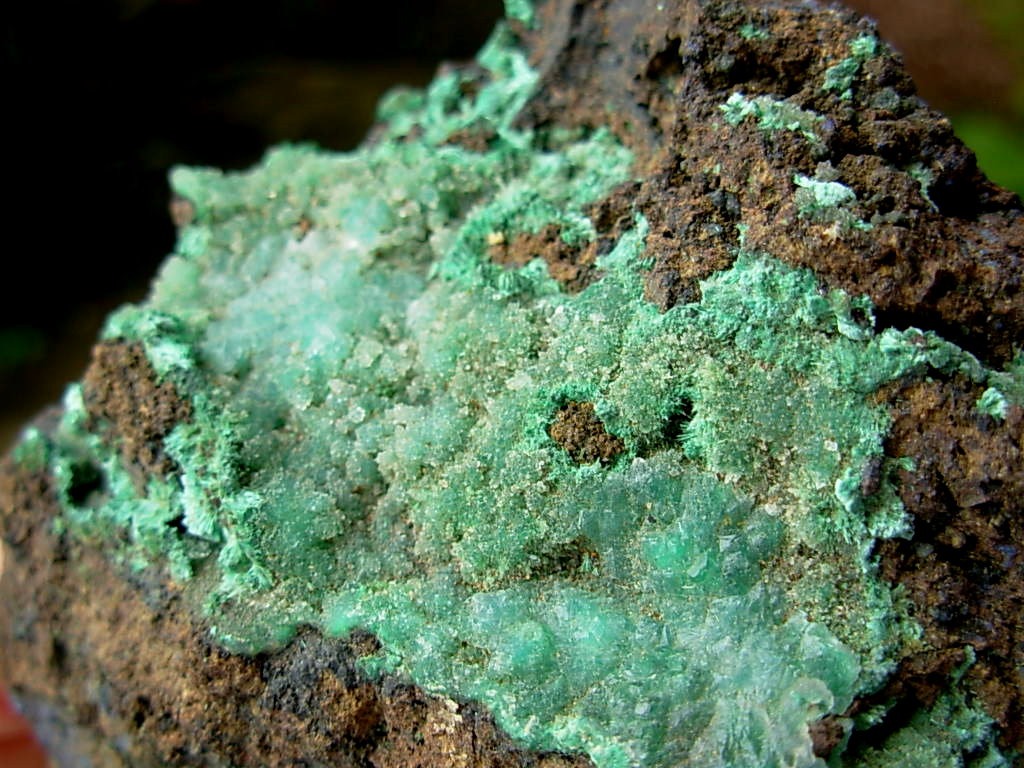Velvet Malachite Azurite and Silica from NM