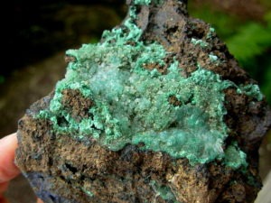 Velvet Malachite Azurite and Silica from NM