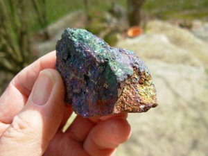 Iridescent Bornite (Peacock Ore) from Zacatecas Mexico