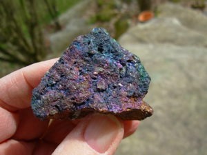 Iridescent Bornite (Peacock Ore) from Zacatecas Mexico