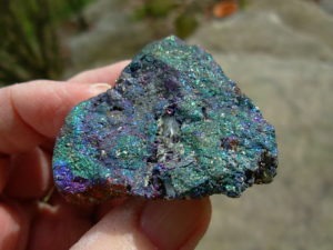Iridescent Bornite (Peacock Ore) from Zacatecas Mexico