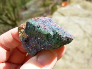 Iridescent Bornite (Peacock Ore) from Zacatecas Mexico