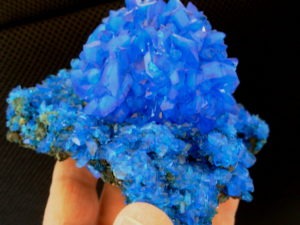 Electric Blue Chalcanthite from Poland