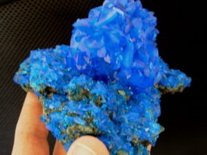 Electric Blue Chalcanthite from Poland