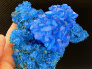 Electric Blue Chalcanthite from Poland