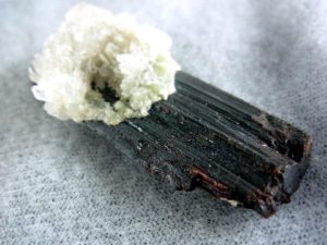 Heubnerite with Quartz from Peru