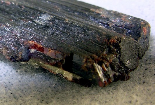 Heubnerite with Quartz from Peru