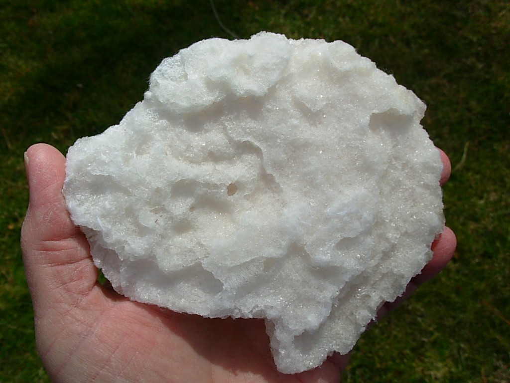 Hoppered Pink and Clear Halite from Searles Lake