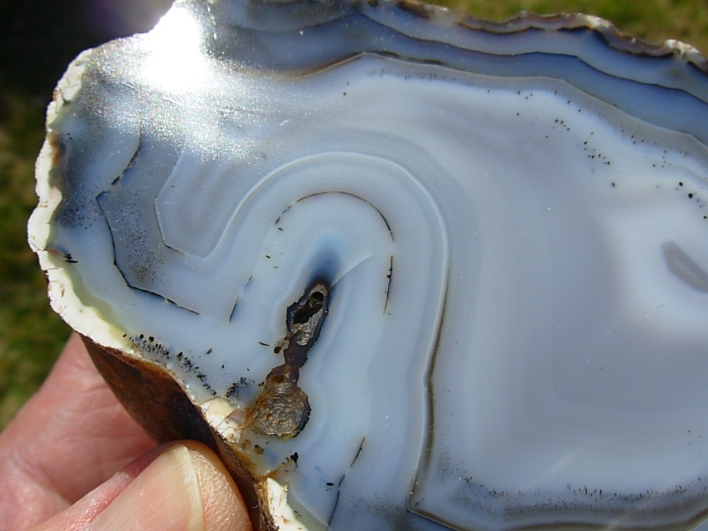 Agate, Blackskin India - Spirit Rock Shop