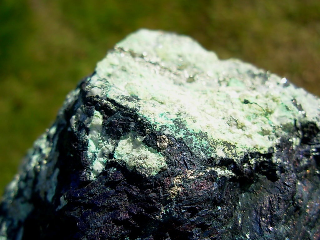 Indigo Blue Covellite from the Leonard Mine