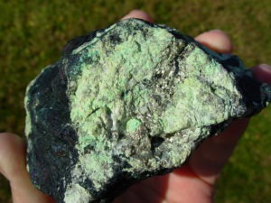 Indigo Blue Covellite from the Leonard Mine
