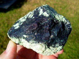 Indigo Blue Covellite from the Leonard Mine