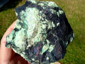 Indigo Blue Covellite from the Leonard Mine