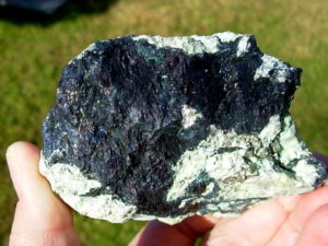 Indigo Blue Covellite from the Leonard Mine