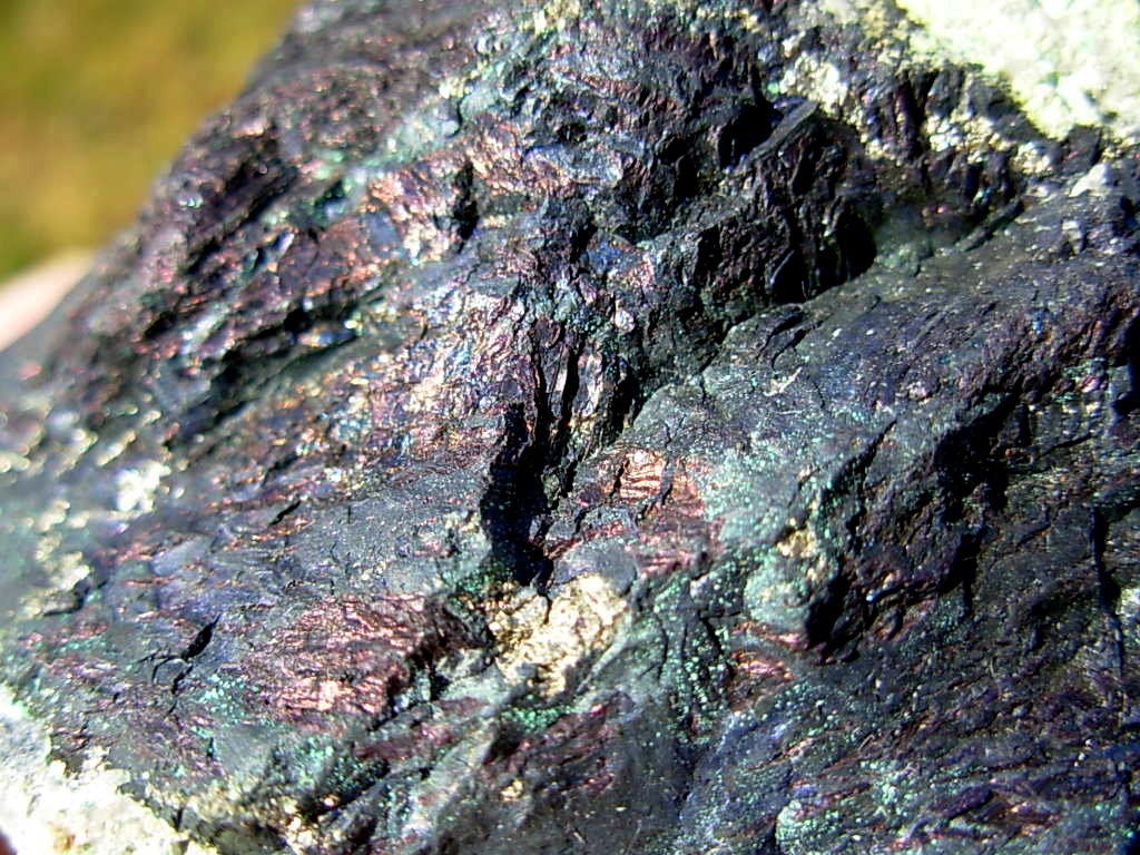 Indigo Blue Covellite from the Leonard Mine