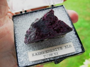 Kaemmererite Crystals on Matrix from Turkey