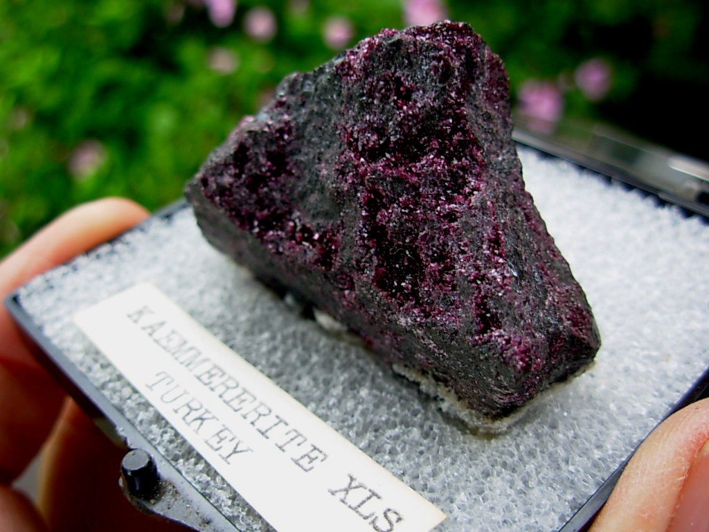 Kaemmererite Crystals on Matrix from Turkey