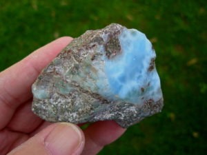 Larimar Polished Face Display Specimen