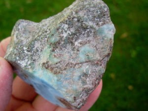 Larimar Polished Face Display Specimen