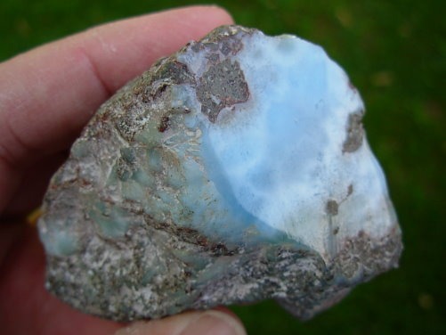 Larimar Polished Face Display Specimen