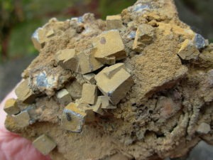 Lead Cubes on Iron Oxide Apache Mine, Arizona