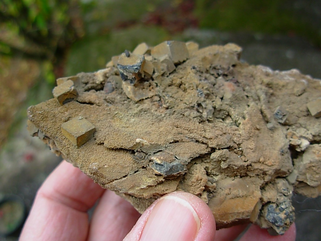 Lead Cubes on Iron Oxide Apache Mine, Arizona