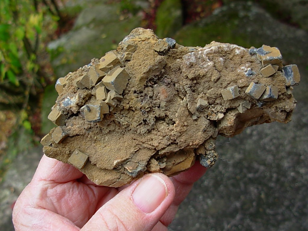 Lead Cubes on Iron Oxide Apache Mine, Arizona