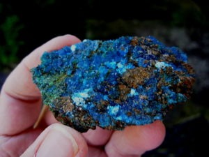Natural Blue Chalcanthite from New Mexico