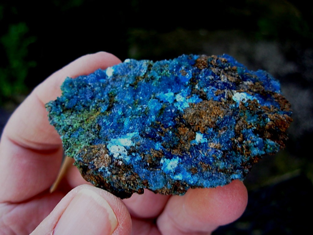 Natural Blue Chalcanthite from New Mexico