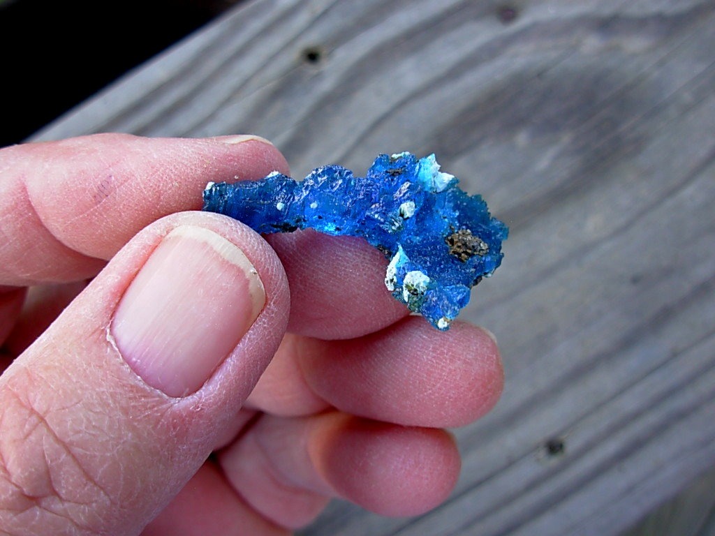 Natural Blue Chalcanthite from New Mexico